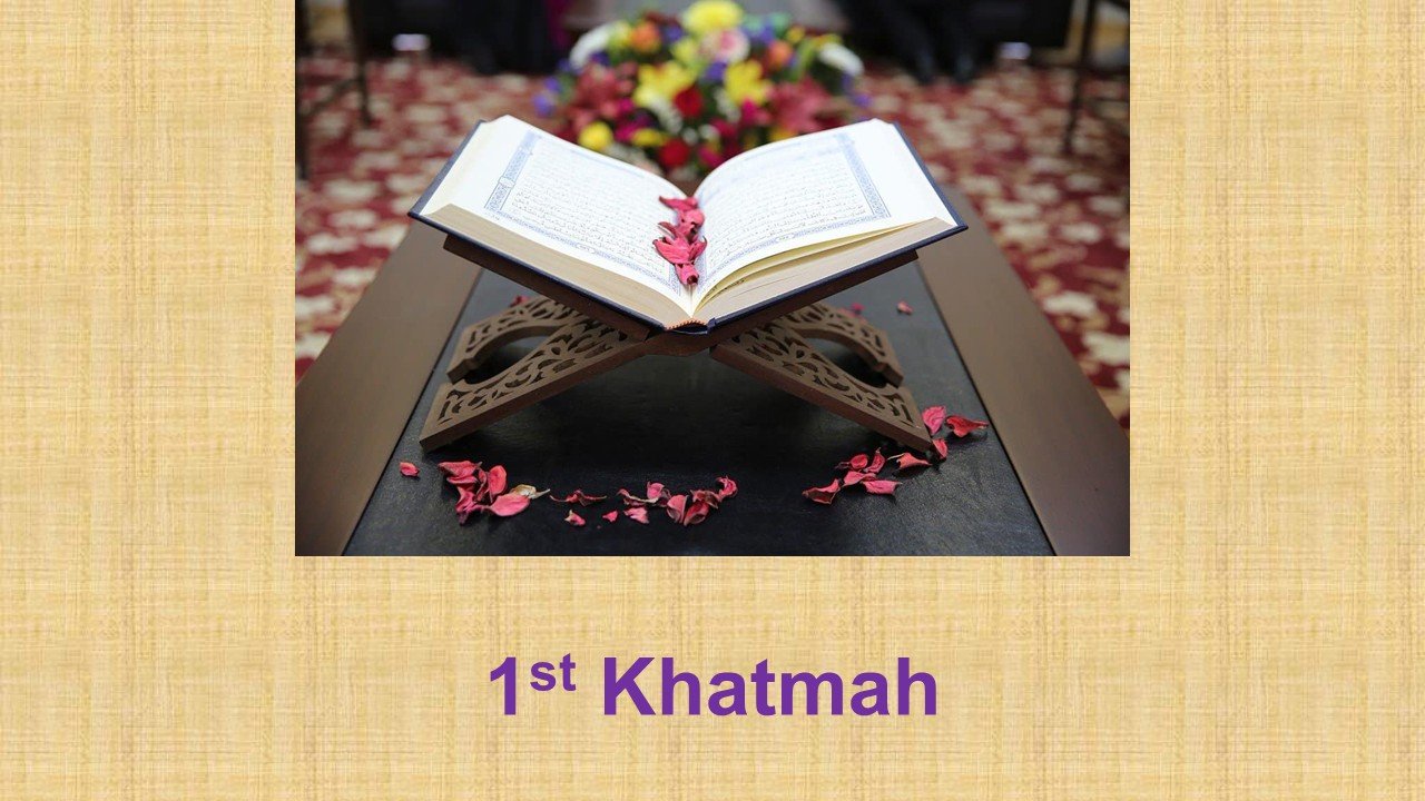 Tajweed Course for ahmad al-faqi